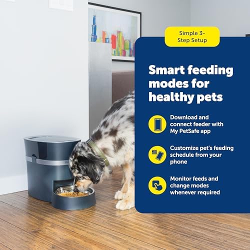 PetSafe Smart Feed Automatic Pet Feeder, 6L/24 Cup, Programmable