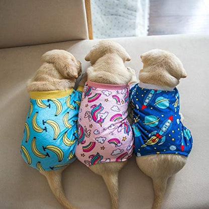 CuteBone Small Dogs Outfit Soft Puppy Onesies Pjs Dog Pajamas Pet Coat Cat Apparel Comfy Doggie Jumpsuit Bodysuit for All Seasons - Image 2
