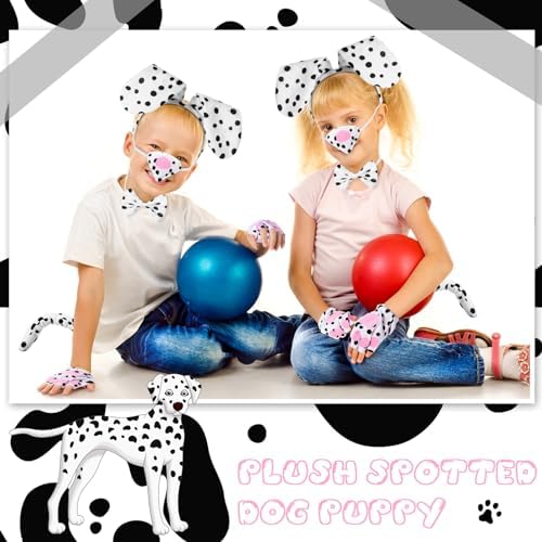 Syhood Puppy Dog Costume Set for Halloween Carnival - Image 4