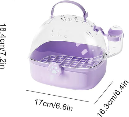 Parrot Carrier - Travel Bird Cage with Water Bottle, Parrot Travel Cage | Breathable Pet Bird Carrying Accessory for Hedgehog Chinchillas Lovebirds Cockatiels Budgies Macaws Parakeet