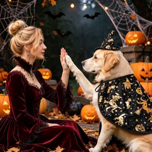 Dog Witch Costume, Large Dog Halloween Costumes - Image 6