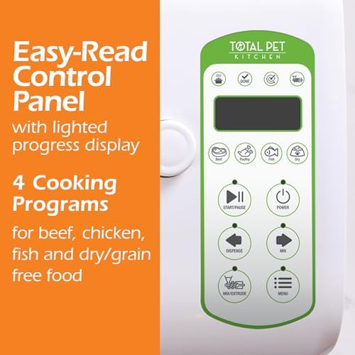 4-in-1 Pet Food Maker/Multi-Cooker- 4.5 Quart Capacity