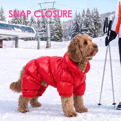 AOFITEE Dog Coats for Medium Dogs Full Body Dog Coat Waterproof Dog Jacket - Image 6