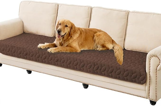 Ameritex Waterproof Pet Bed Cover Anti-Slip Dog Bed Blanket for Sofa and Furniture Waterproof New Pattern Design (Chocolate, 30x80 Inch (Pack of 1))