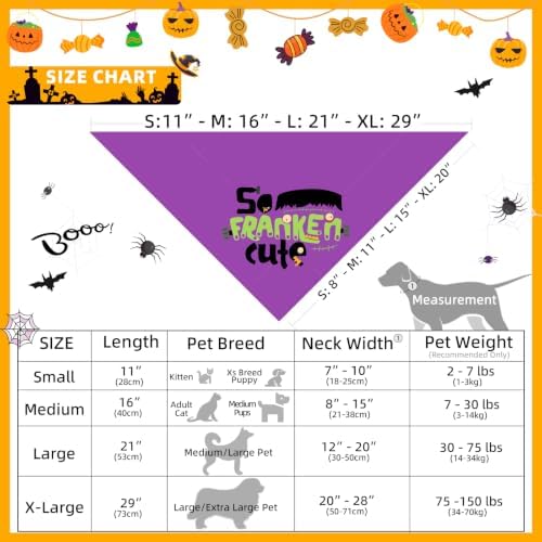 Halloween Dog Bandanas So Franken Cute Costumes for Large Pet - Image 3