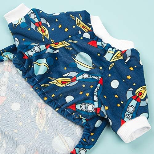 CuteBone Small Dogs Outfit Soft Puppy Onesies Pjs Dog Pajamas Pet Coat Cat Apparel Comfy Doggie Jumpsuit Bodysuit for All Seasons - Image 3