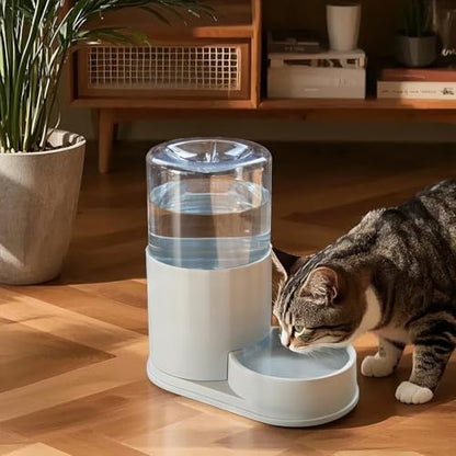 Automatic Pet Water Dispenser with 3.8 Liter Capacity, Gray