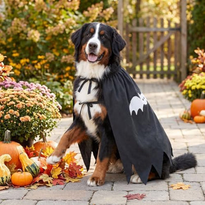 Halloween Dog Costume, Bat Halloween Dog Cape for Medium Large Pets(XL) - Image 3