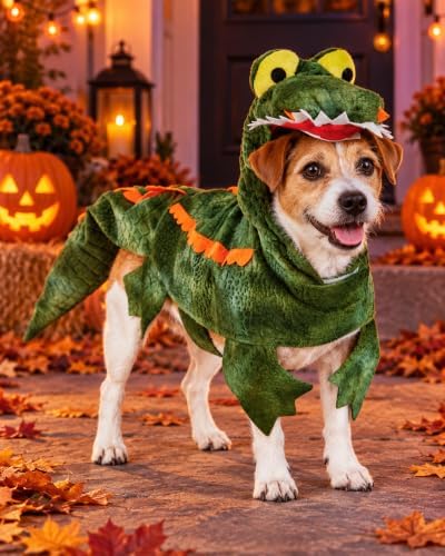 Alligator Dog Costume - Funny Dog Costume, Halloween Dog Crocodile Costume for Small Medium Large Dogs, Funny Cosplay Dress - Dress Your Dogs Like a Croc, Medium - Image 6