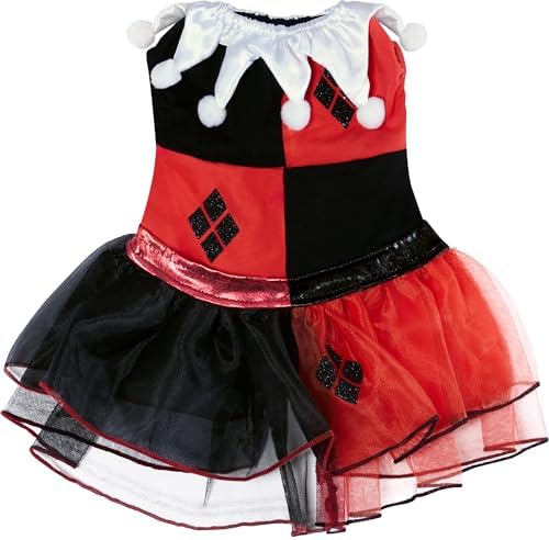 DC Comics Villains: Harley Quinn Pet Costume for Dogs or Cats by Rubies, Small - Image 5