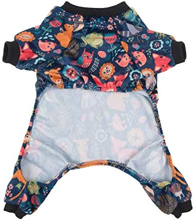 CuteBone Small Dogs Outfit Soft Puppy Onesies Pjs Dog Pajamas Pet Coat Cat Apparel Comfy Doggie Jumpsuit Bodysuit for All Seasons P75L - Image 6