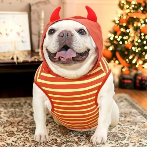Dog Halloween Costumes Frenchie Clothes Funny Dog Costume - Image 6
