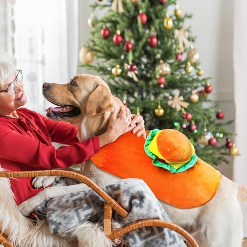 Halloween Dog Hamburger Costume, Halloween Cheeseburger Dogs Costume - Image 3