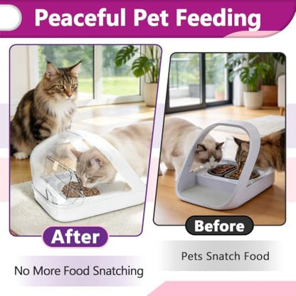 2 Pcs Pet Feeder Rear Cover Compatible with SureFeed Pet Feeder & Connect