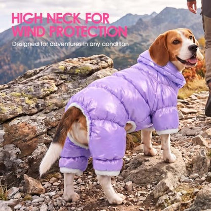 AOFITEE Dog Winter Coat Waterproof Dog Jacket Warm Fullbody Dogs Snowsuit - Image 7