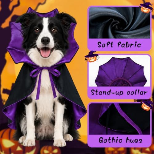 Vampire Cloak Dog Costumes for Medium Dogs, Devil Cape Dog Halloween Costume, Halloween Costumes for Medium Large Breed - Image 5