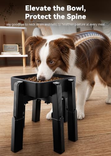CZPET Dog Bowl Stand Extra Large Holder [Stand Only]