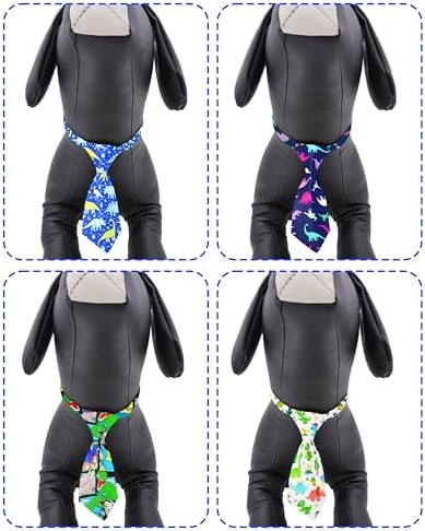 PET SHOW 10 Pack Dinosaur Dog Ties Neckties XL for Extra Large Dogs - Image 3