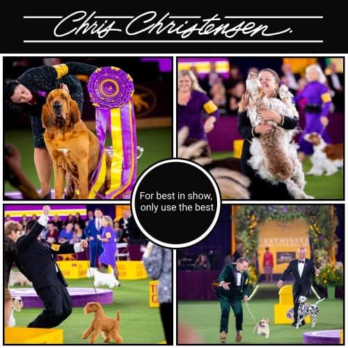 Chris Christensen Boar Dog Brush, Groom Like a Professional, Natural Boar Bristles, Beech Wood Handle, Distributes Natural Oils Making for a Healthy Coat - Image 6