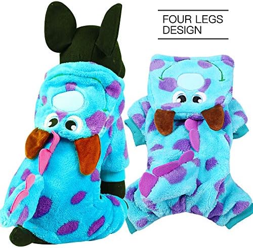 Soft Velvet Dog Clothes Winter Dog Hoodie Cute Pet Halloween Costume Outfits for Small Dogs Puppy (Medium.) - Image 2