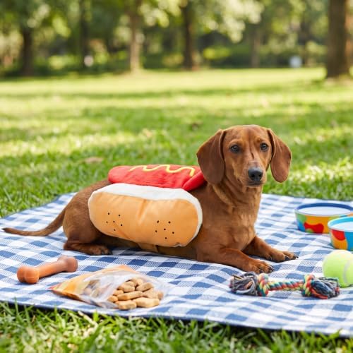 hoyuwak Hot Dog Pet Costume Funny Cute Food Hot Dog Costume - Image 5