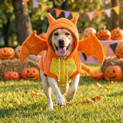 Halloween Large Dog Wing of Fire Dragon Costume Outfits,5XL - Image 3