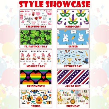 PET SHOW 10 Pack Holiday Summer Dog Ties Neckties XS for Small Dogs - Image 3