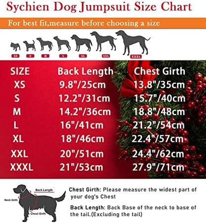 Dog Christmas Pajamas Small,Red and White Striped Pjs for Boy Girl Dogs,Thermal Warm Cotton Holiday Jumpsuit for Big Dog,XS - Image 6