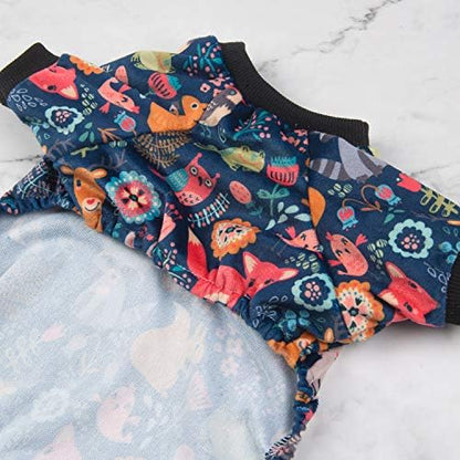 CuteBone Small Dogs Outfit Soft Puppy Onesies Pjs Dog Pajamas Pet Coat Cat Apparel Comfy Doggie Jumpsuit Bodysuit for All Seasons - Image 2