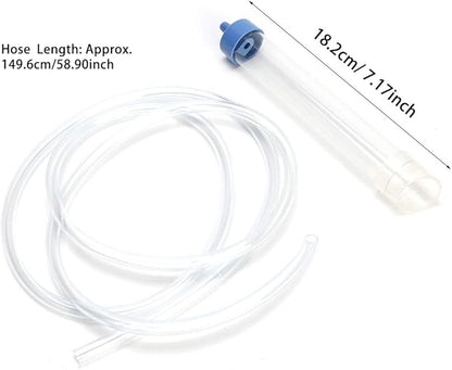 Zerodis Fish Cleaning Tools Tool PVC Small Fishcleaner Change Water Sand Wash Water Purification Professional Pump Cleaning