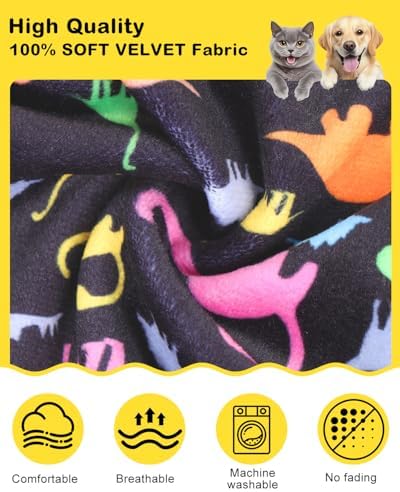 CuteBone Dinosaur Costume Dog Pajamas, Stretchy Spandex Crystal Velvet Sleepwear Coat for Small Dogs, Soft & Warm Pet Outfit Clothes for Cold Weather, Cozy Pullover Design COSP01M - Image 4