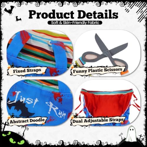 Allroaring Scissor Hand Themed Dog Cosplay Outfit, Puppy Halloween Costumes - Image 5