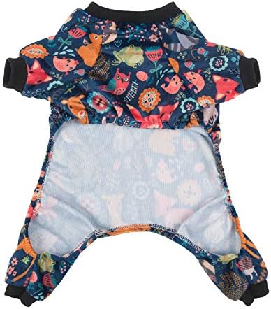CuteBone Small Dogs Outfit Soft Puppy Onesies Pjs Dog Pajamas Pet Coat Cat Apparel Comfy Doggie Jumpsuit Bodysuit for All Seasons - Image 6
