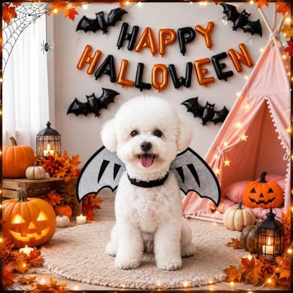Dog Dragon Wings, Halloween Dragon Costume for Dog Cat, Silver, Xs - Image 5