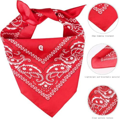 Halloween Cowboy Hat with Bandana Scarf Dog Costumes-S - Image 3