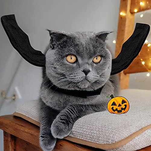 Rypet Cat Halloween Costume, Halloween Bat Wings for Small Dogs Cats, Small - Image 4