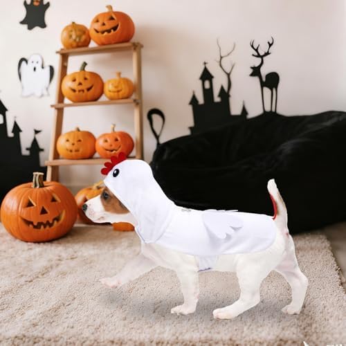 Nydotd Dog Halloween Chicken Costume Dog Hoodie Cosplay Sweatshirt - Image 5