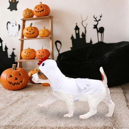 Nydotd Dog Halloween Chicken Costume Dog Hoodie Cosplay Sweatshirt - Image 5