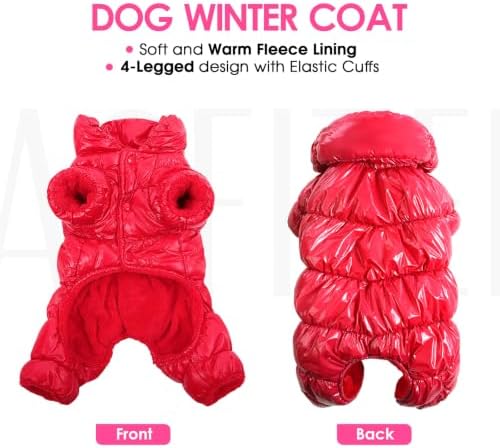 AOFITEE Dog Coats for Medium Dogs Full Body Dog Coat Waterproof Dog Jacket - Image 3