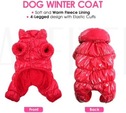 AOFITEE Dog Coats for Medium Dogs Full Body Dog Coat Waterproof Dog Jacket - Image 3