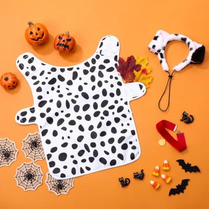 Newcotte 3 Pcs Dog Halloween Dalmatian Costume Set - Image 7