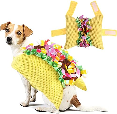 Taco Dog Halloween Costumes Dog Costumes Pet Costumes for Dogs - Funny Halloween & Christmas Apparel for Small & Medium Dogs Cats Puppy by Coppthinktu