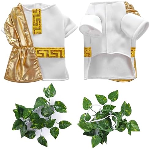 Roman Toga Dog Halloween Costumes, Pet Dog Costume Fashion Cosplay Clothes Dress Outfit for Small Medium Dogs Christmas Special Events Photo Props Dress up Accessories X-Large - Image 5