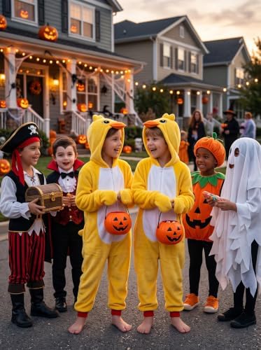 Kids Animal Onesie Pajamas Boys Girls Animal Onesie Costume for Halloween Christmas Costume - Image 6