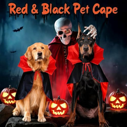 1 L Size Dog Halloween Costume - Vampire Cape for Large Dogs - Image 4