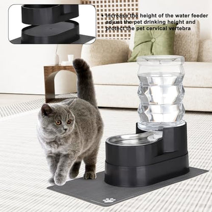 RIZZARI 7L Elevated Dog Water Dispenser :Comfortable Feeding Height