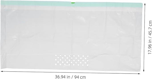 7Pcs Cat Litter Filter Bags Easy Pick Up Litter Cleaning Supplies with Hidden Pull Strap Design White for Hassle Cat Waste Disposal