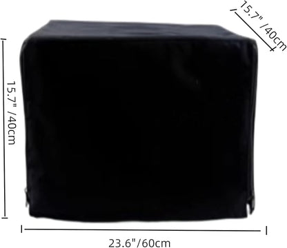 MANON ROSA Bird Cage Cover Birdcage Curtain - Enhanced Privacy Safety Comfort for Parrots Cockatiels Lovebirds Budgerigar Finch Canary Parakeet (XXL(23.6" L x 15.7" W x 15.7" H),Black)