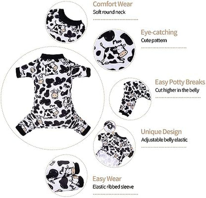 CuteBone Dog Halloween Pajamas Puppy Onesies Small Dogs Soft Pjs Coat Cat Apparel Comfy Pet Christmas Clothes Outfit Doggie Bodysuit - Image 2