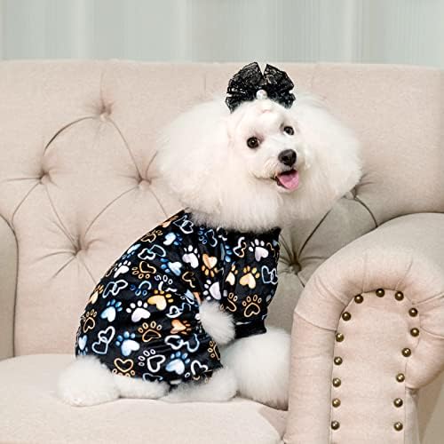 CuteBone Dog Pajamas Costumes Fleece Pet Clothes Puppy Onesie Winter Holiday Cute Cat Jammies Keep Your Pet Warm in the Cold Weather P220S - Image 4